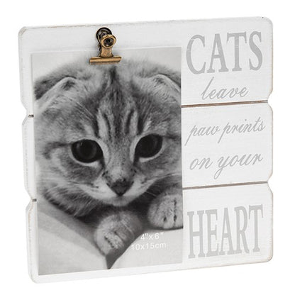 Message Clip Photo Frame - Dog & Cat