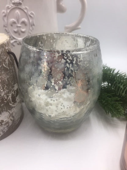 Christmas Crackle Tealight Holder