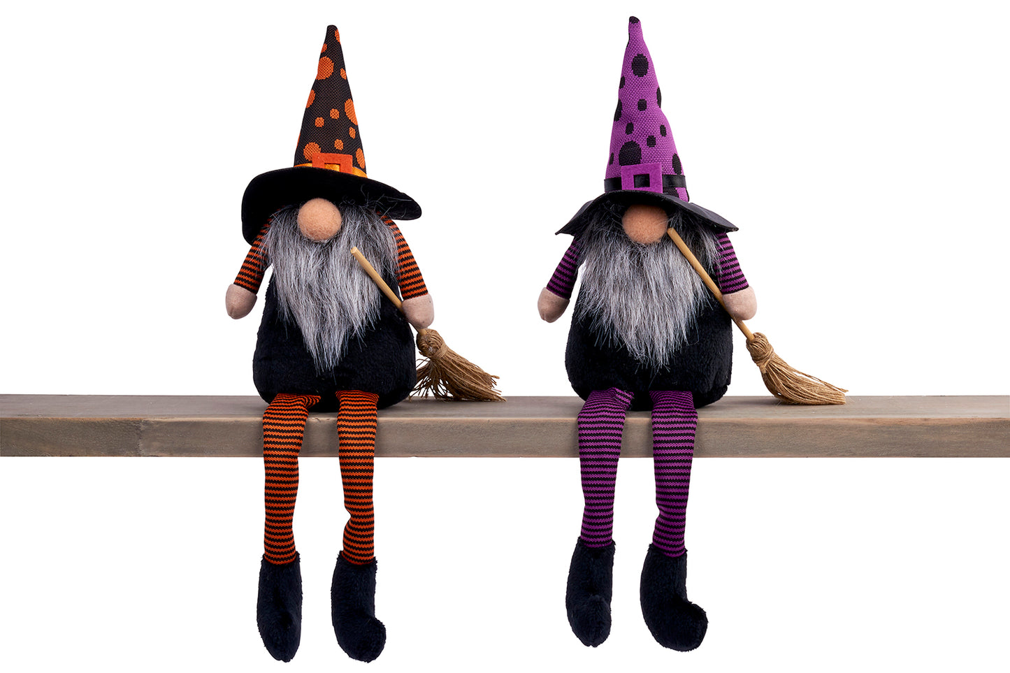 Alma & Alwina Halloween Witch Shelf Sitters - set of 2