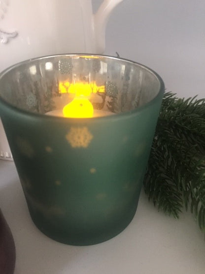 Woodland Christmas Tealight Holder