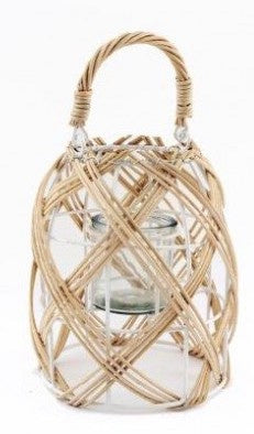 Woven Natural Lantern - 2 sizes & styles available