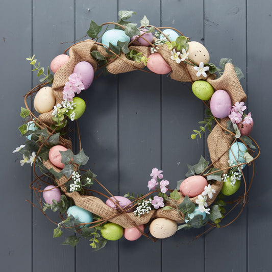 Spring Pastels Easter Wreath