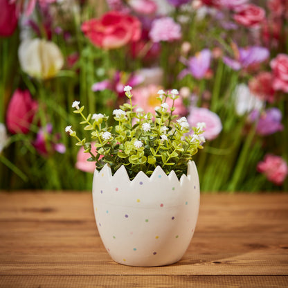 Cracked Egg Spring Planter