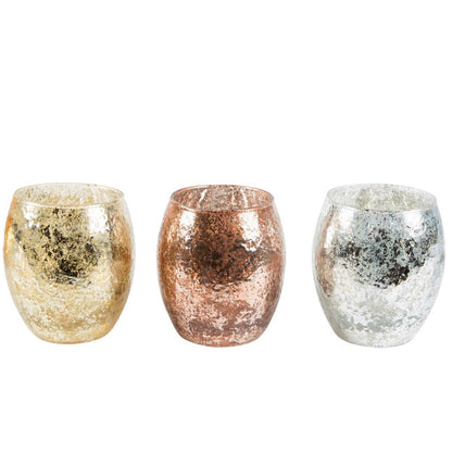 Christmas Crackle Tealight Holder