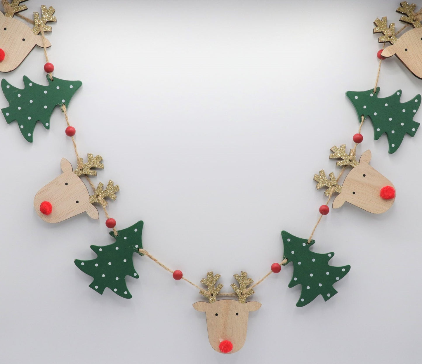 Wooden Reindeer Bunting - 2 styles available