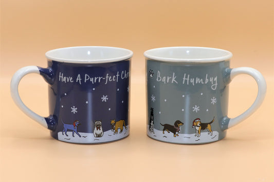 Bark Humbug / Have a Purrfect Christmas Mug