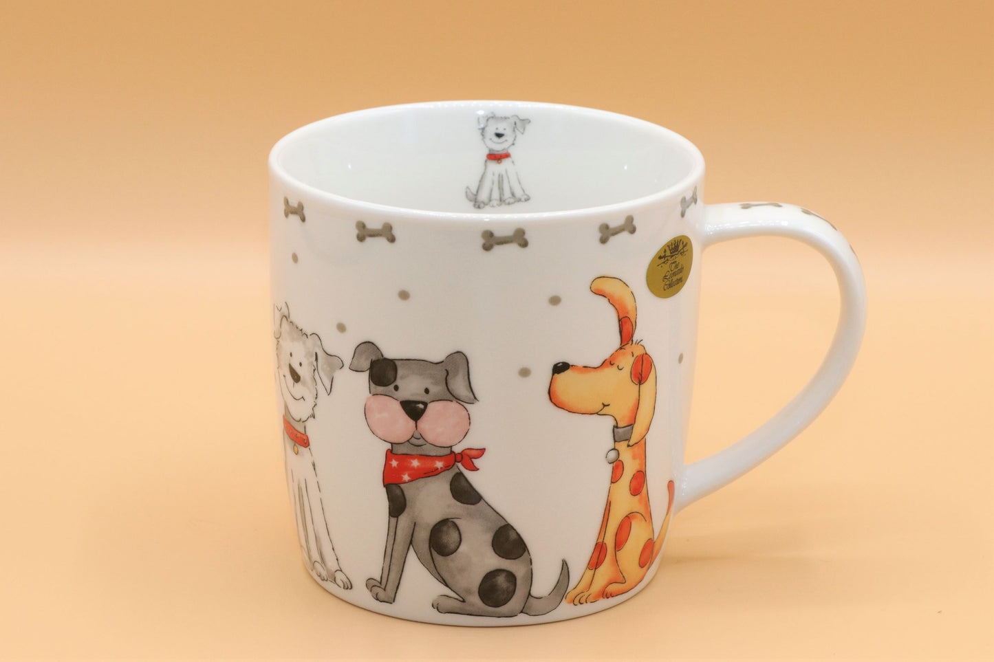 Cartoon Dog & Cat Themed Mug