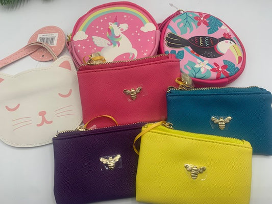 Busy Bee Coin Purse - 4 colours available