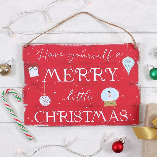 Wooden Christmas Plaque - 2 designs available
