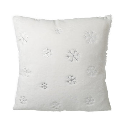 Soft white cushion with gold stars