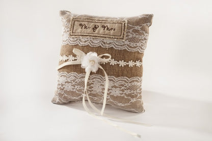 Mr & Mrs Wedding Cushion