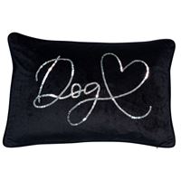 Black Velvet Cushion - 2 designs available