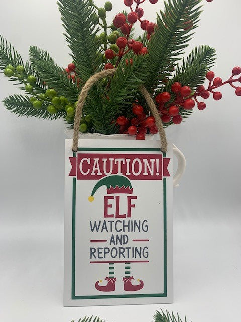 Elf Surveillance Signs