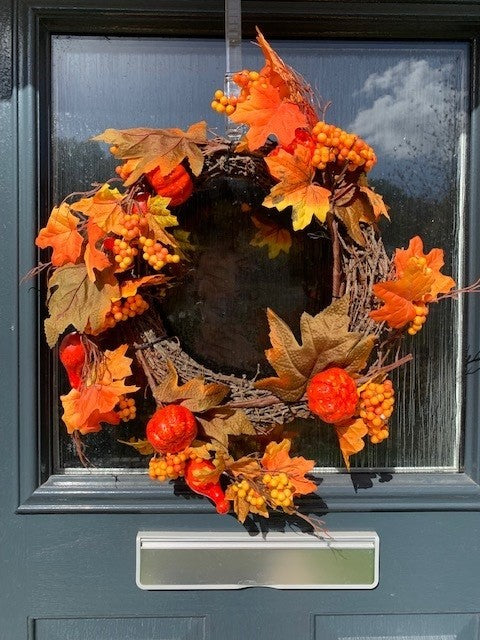 Autumnal Pumpkin Wreath