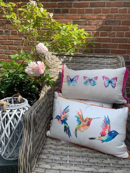 Rectangular Cushion - Hummingbird & Butterfly Designs