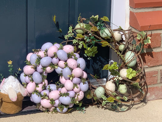 Luxury Natural Easter Egg Wreath