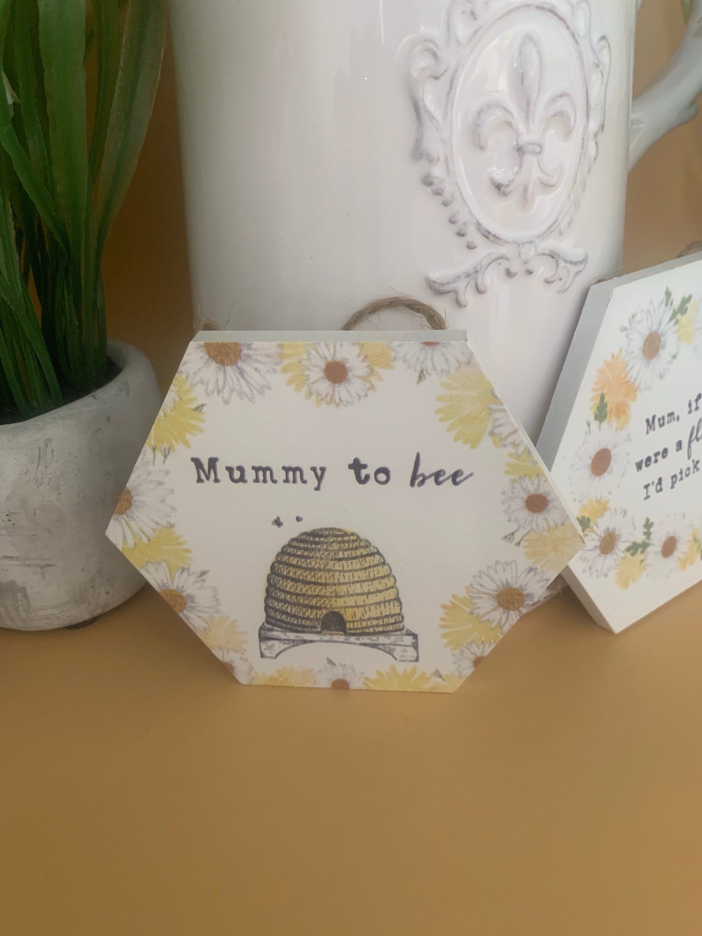 Mummy To Bee Hanging Plaque