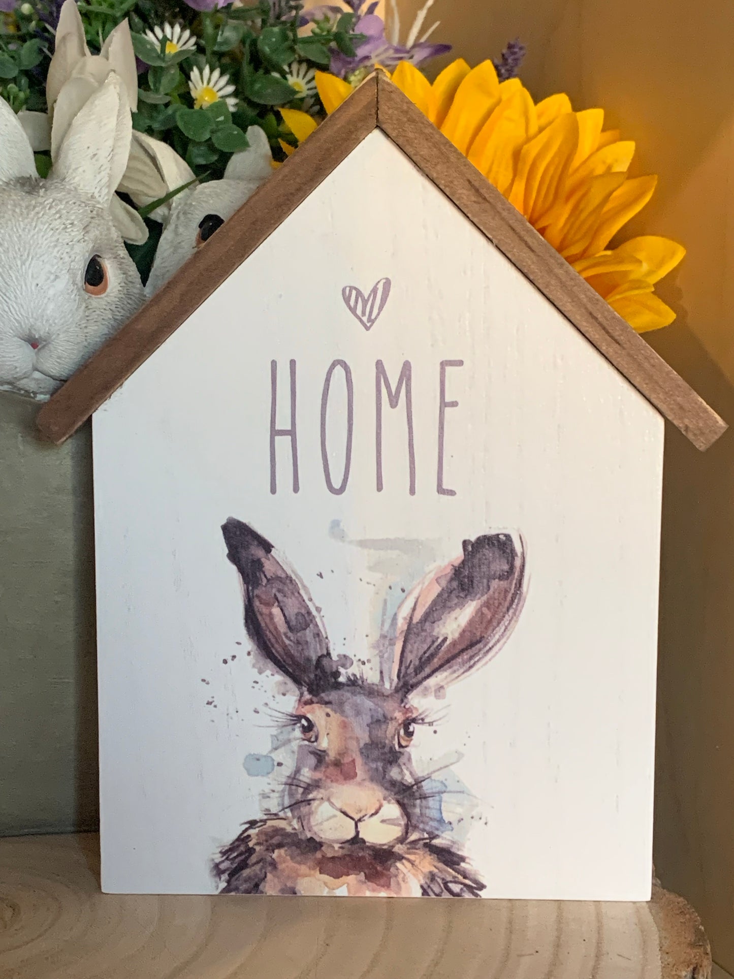 Hare House Wooden Block