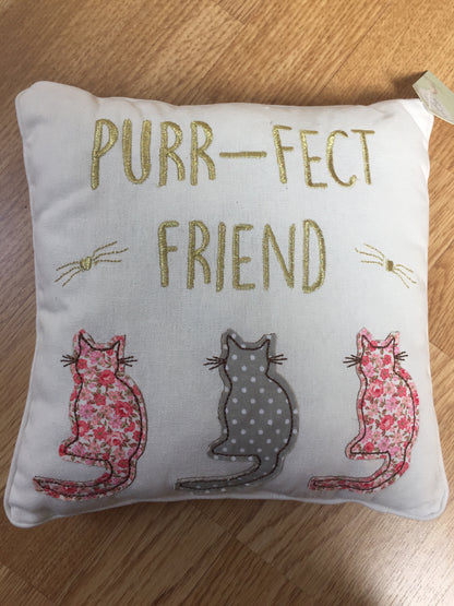 Mini Cat Lovers Cushion