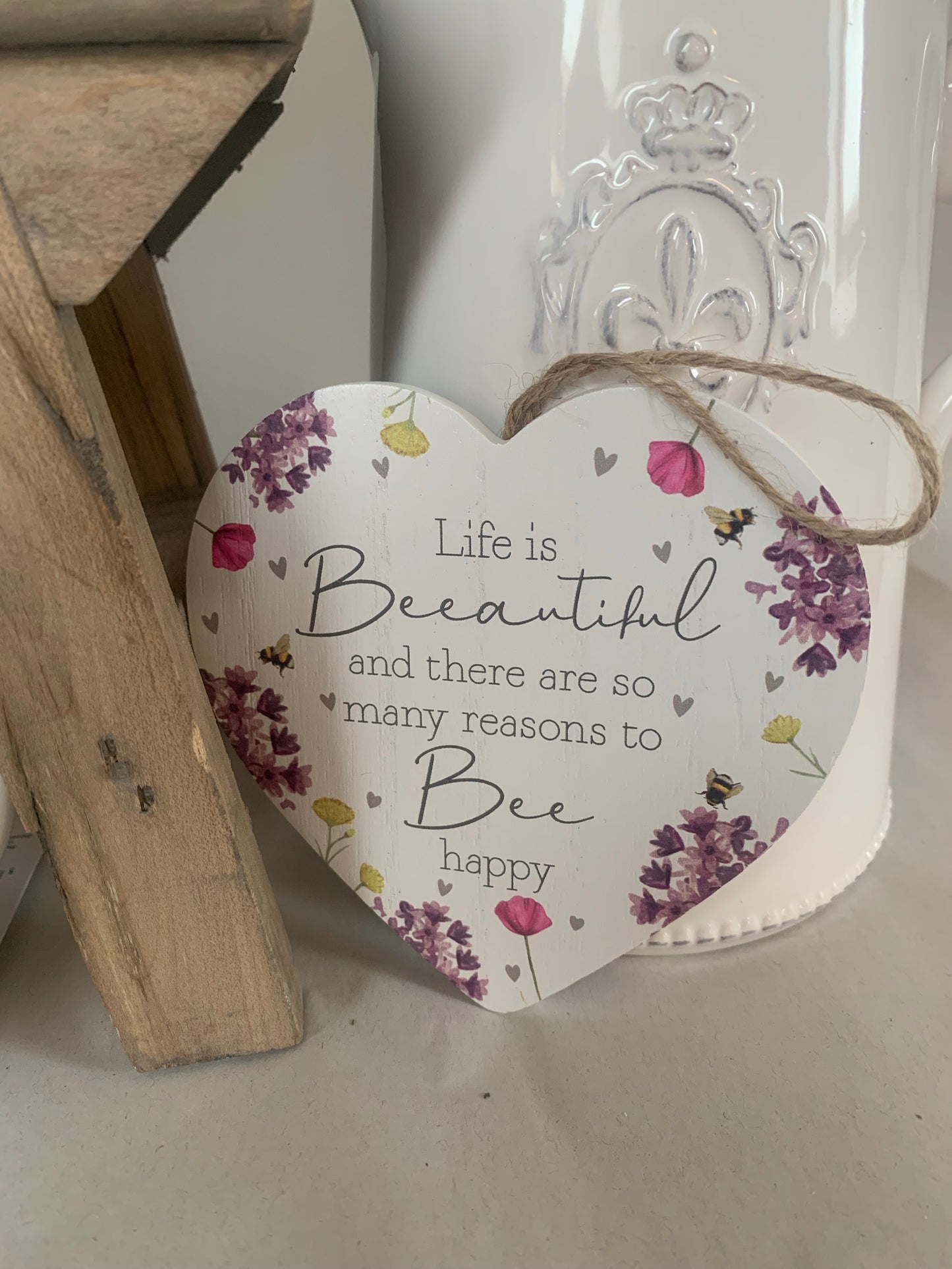 Bee Themed Hanging Hearts - 5 styles available