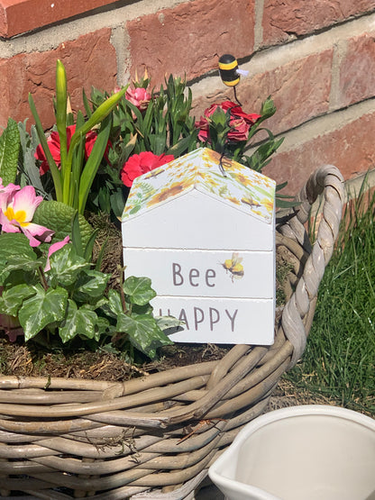 Bee Hive Wooden Block - 2 gorgeous designs available