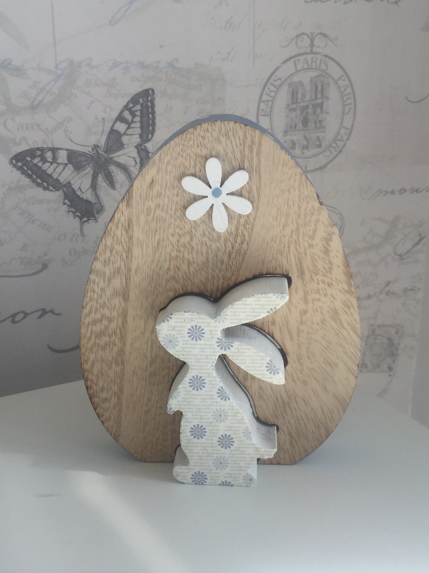 Rustic Wooden Easter Egg Decorations