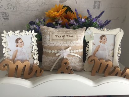 Mr & Mrs Wedding Cushion