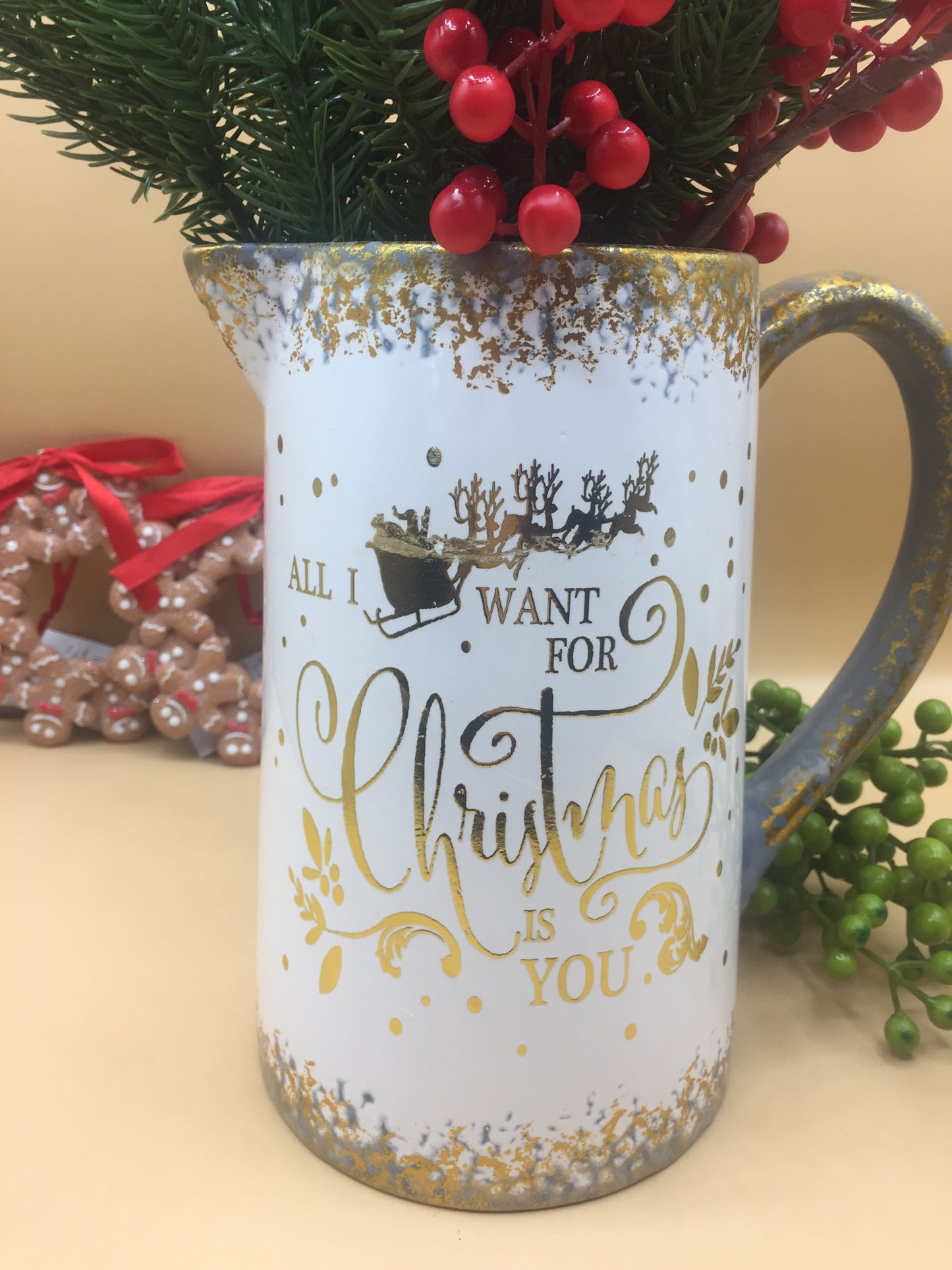 Large All I Want For Christmas Jug