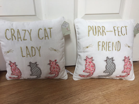 Mini Cat Lovers Cushion