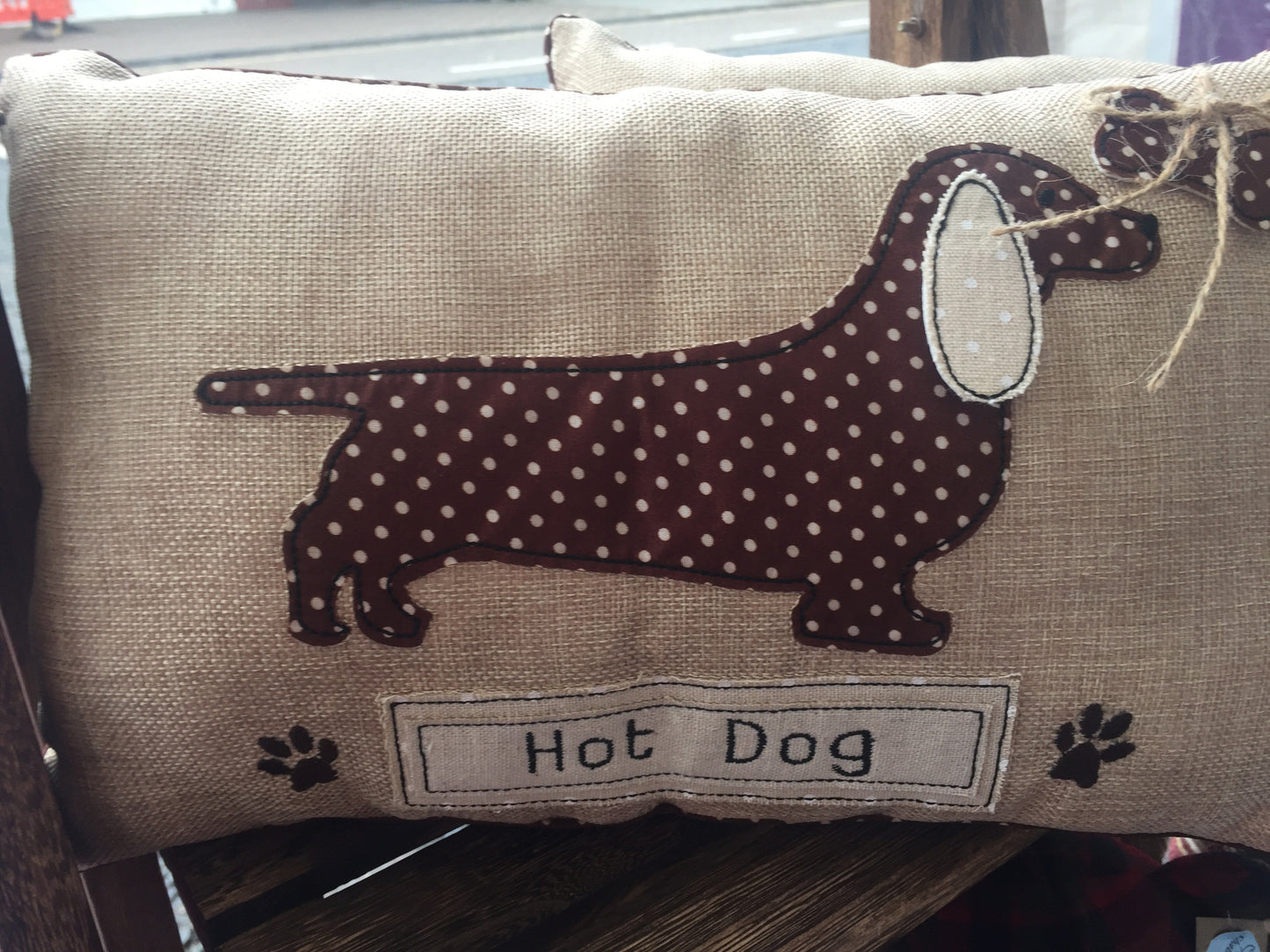 Hot Dog Oblong Cushion