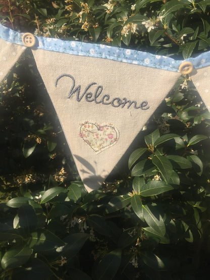 Welcome To Our Happy Place Bunting