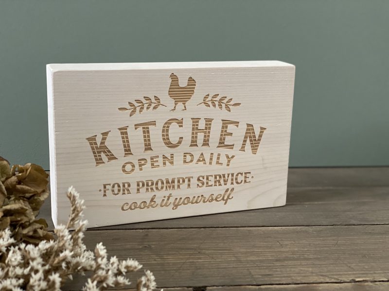 Fern & Thistle Wooden Kitchen Block