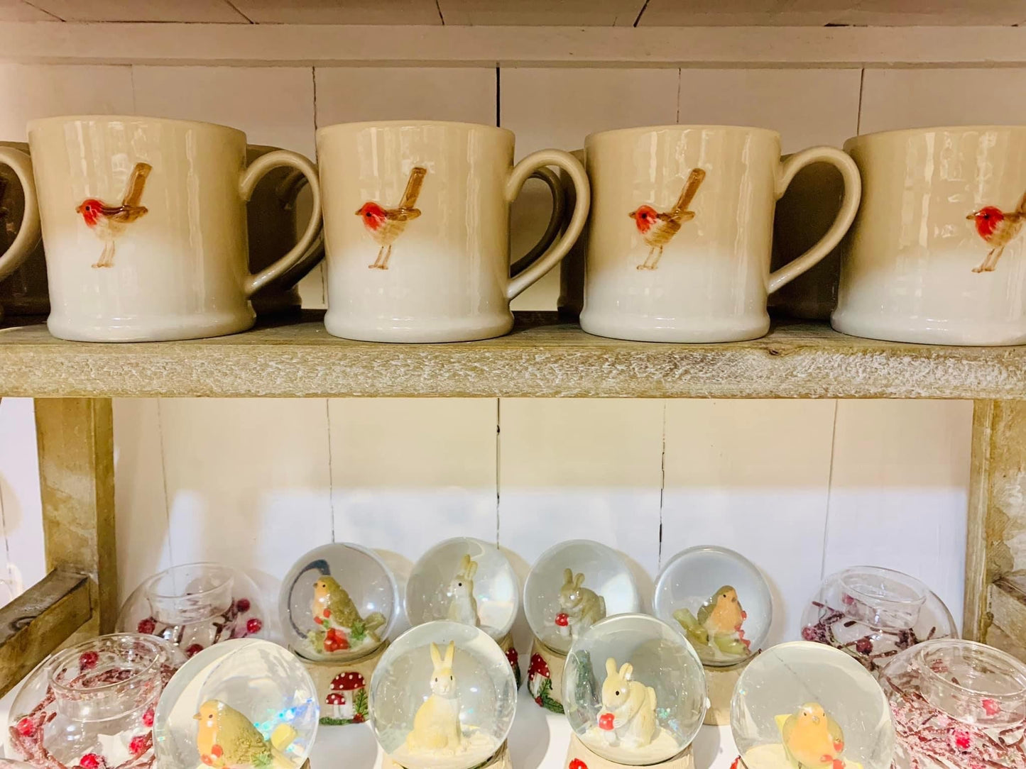 Ceramic Mini Christmas Mugs & Jugs - Gingerbread/Christmas Pudding/Robin